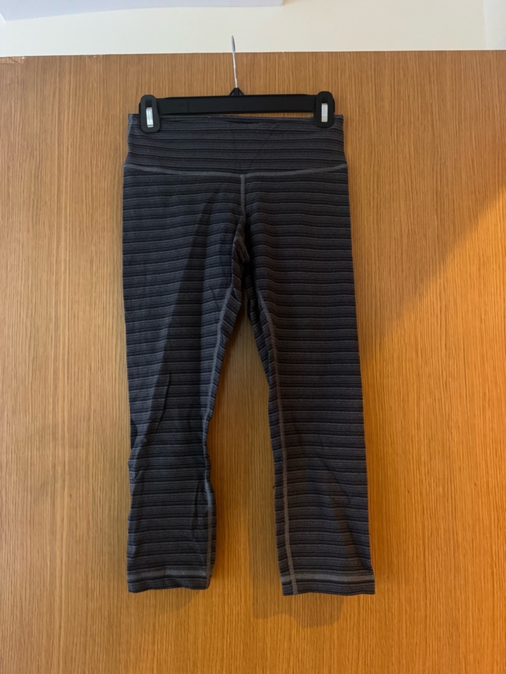 lululemon athletica Charcoal Striped Leggings